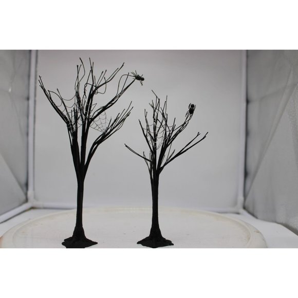 Dept 56 Halloween Village - Spooky Spider Trees - Picture 4 of 4
